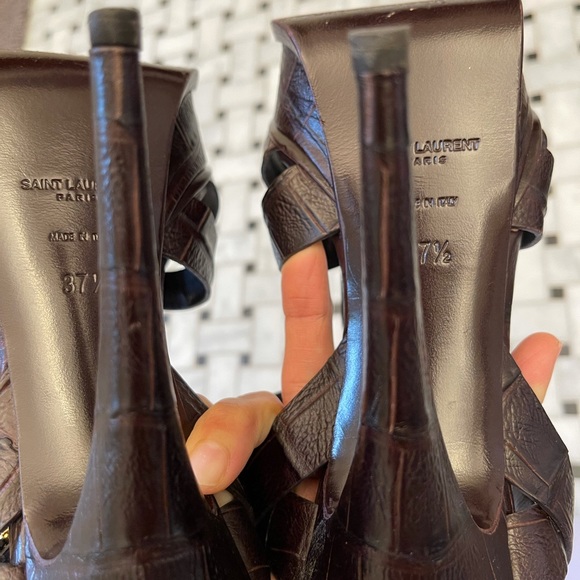 Ysl tribute croc heels - Picture 4 of 4